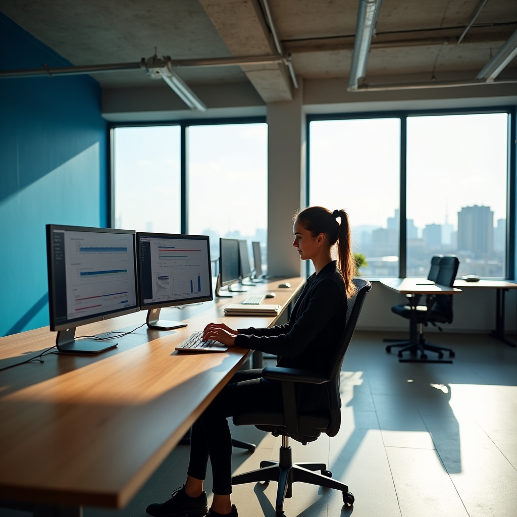 Рабочее пространство офиса в Атырау